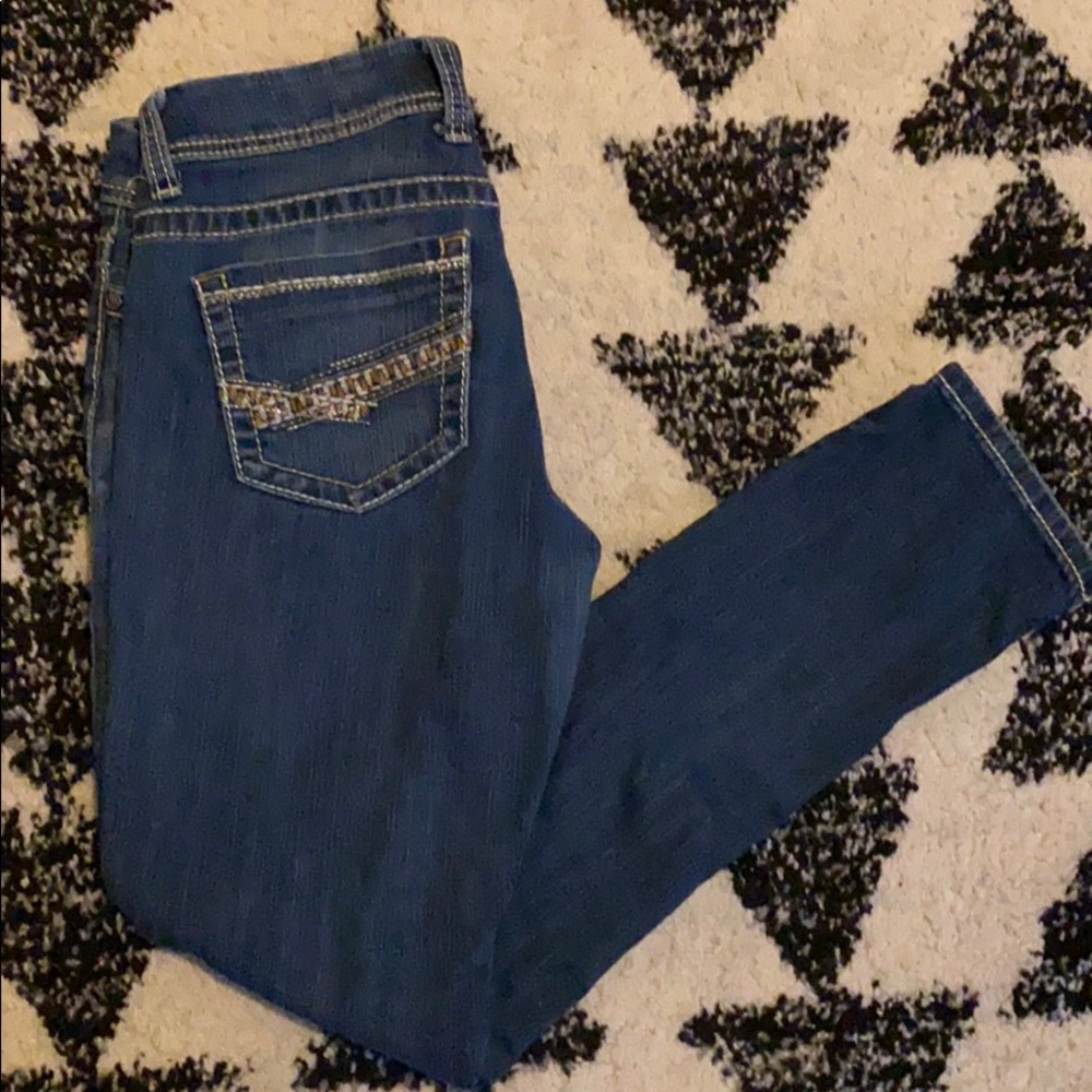 BKE Dakota Womens Skinny Jeans Buckle Size 27